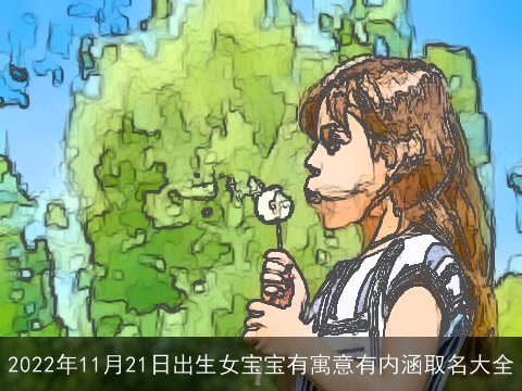 2022年11月21日出生女宝宝有寓意有内涵取名大全