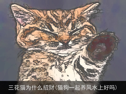 三花猫为什么招财(猫狗一起养风水上好吗)