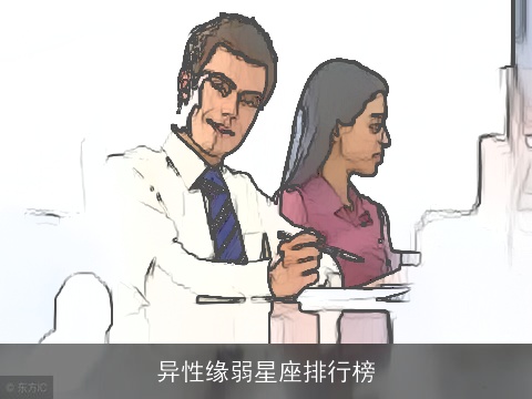 异性缘弱星座排行榜