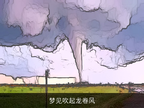 梦见吹起龙卷风