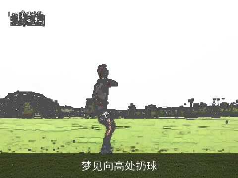 梦见向高处扔球