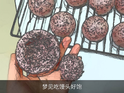 梦见吃馒头好饱