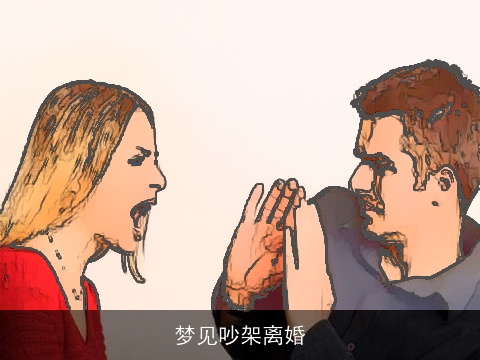 梦见吵架离婚
