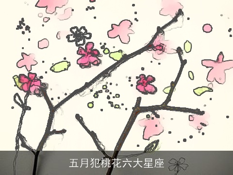 五月犯桃花六大星座