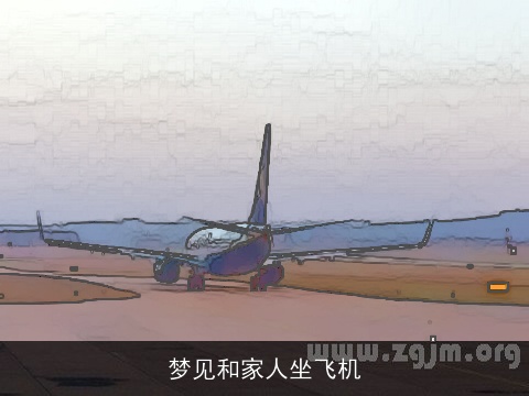 梦见和家人坐飞机