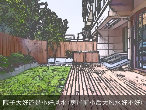 院子大好还是小好风水(房屋前小后大风水好不好)
