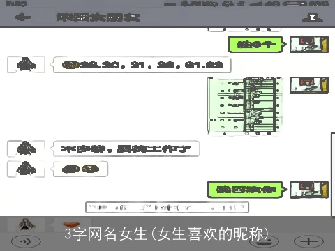 3字网名女生(女生喜欢的昵称)