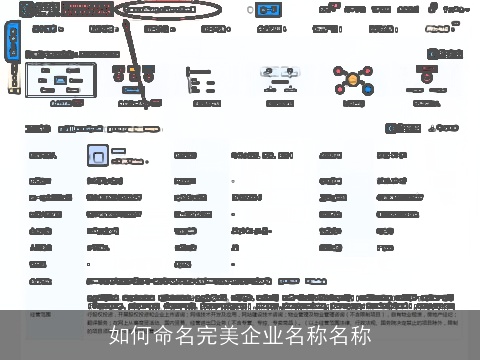 如何命名完美企业名称名称
