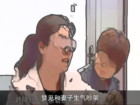 梦见和妻子生气吵架