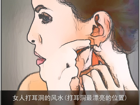 女人打耳洞的风水(打耳洞最漂亮的位置)
