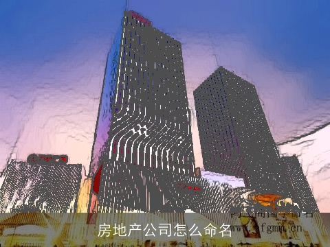 房地产公司怎么命名