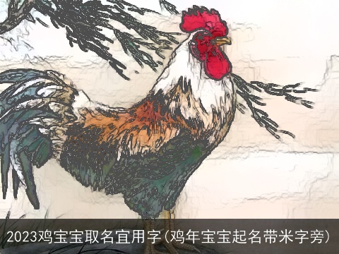 2023鸡宝宝取名宜用字(鸡年宝宝起名带米字旁)