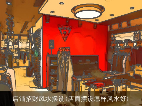 店铺招财风水摆设(店面摆设怎样风水好)
