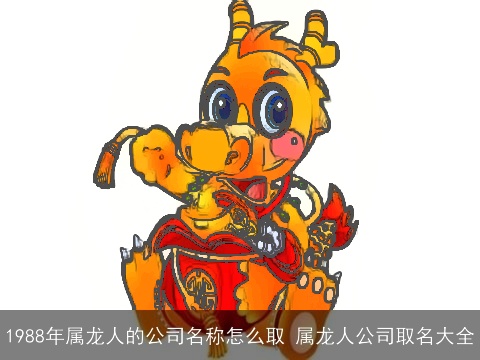 1988年属龙人的公司名称怎么取 属龙人公司取名大全