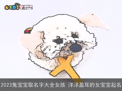 2023兔宝宝取名字大全女孩 洋洋盈耳的女宝宝起名