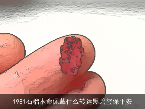 1981石榴木命佩戴什么转运黑碧玺保平安