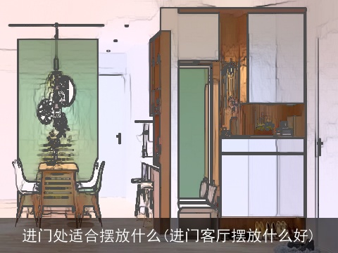 进门处适合摆放什么(进门客厅摆放什么好)