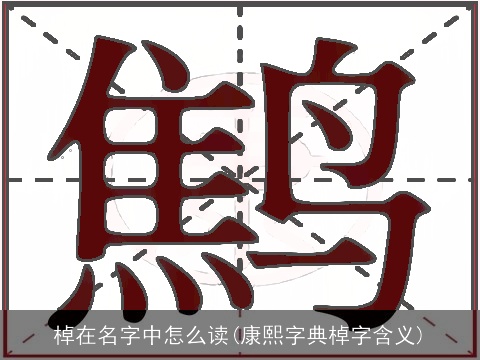 棹在名字中怎么读(康熙字典棹字含义)