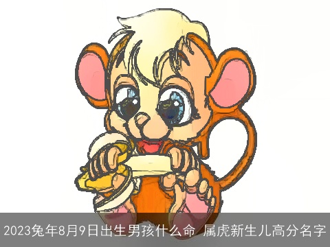 2023兔年8月9日出生男孩什么命 属虎新生儿高分名字
