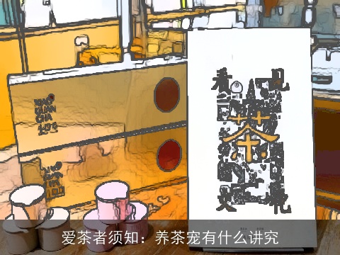 爱茶者须知：养茶宠有什么讲究