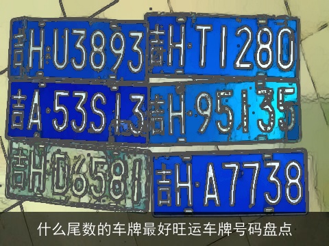 什么尾数的车牌最好旺运车牌号码盘点
