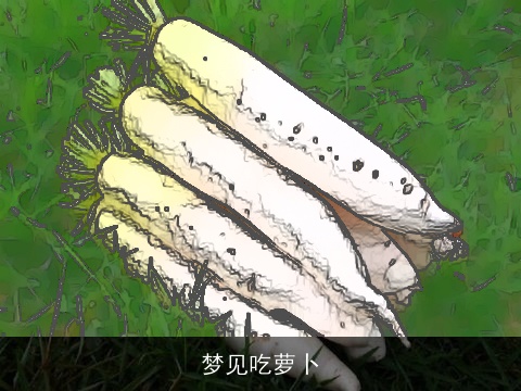 梦见吃萝卜