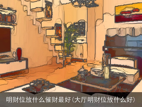 明财位放什么催财最好(大厅明财位放什么好)
