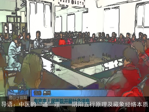 导语：中医的“道”理——阴阳五行原理及藏象经络本质