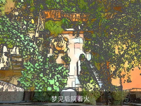 梦见后院着火