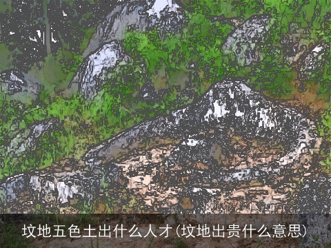 坟地五色土出什么人才(坟地出贵什么意思)