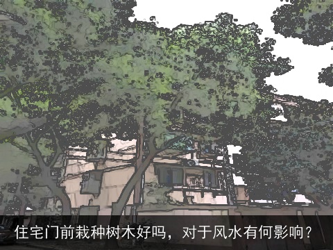 住宅门前栽种树木好吗，对于风水有何影响？