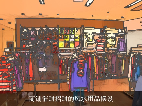 商铺催财招财的风水用品摆设