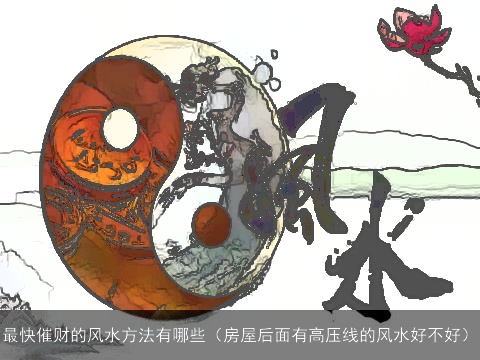 最快催财的风水方法有哪些（房屋后面有高压线的风水好不好）