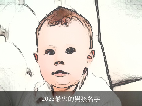 2023最火的男孩名字