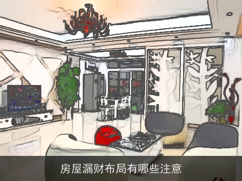 房屋漏财布局有哪些注意