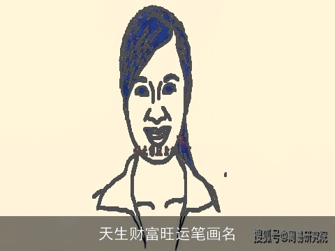 天生财富旺运笔画名