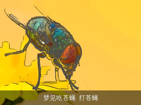 梦见吃苍蝇 打苍蝇