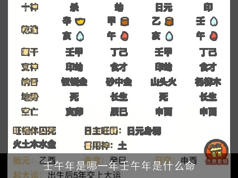 壬午年是哪一年壬午年是什么命