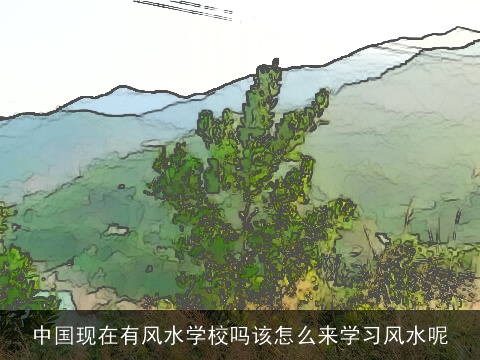 中国现在有风水学校吗该怎么来学习风水呢