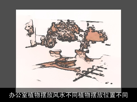 办公室植物摆放风水不同植物摆放位置不同