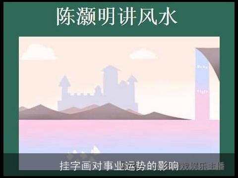 挂字画对事业运势的影响