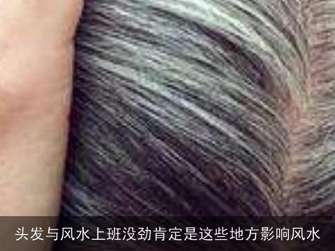 头发与风水上班没劲肯定是这些地方影响风水