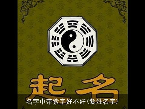 名字中带紫字好不好(紫姓名字)
