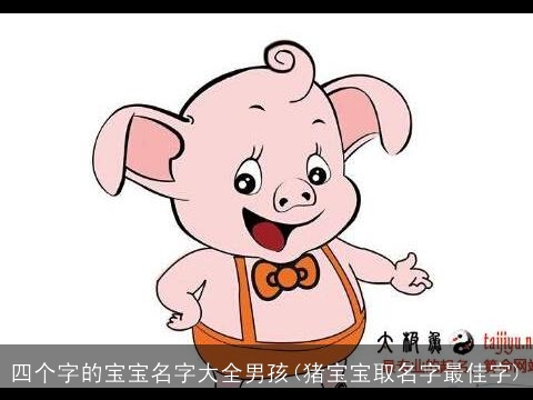 四个字的宝宝名字大全男孩(猪宝宝取名字最佳字)