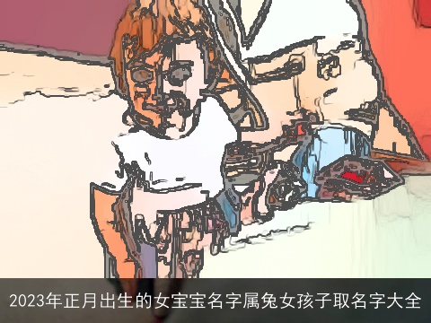 2023年正月出生的女宝宝名字属兔女孩子取名字大全