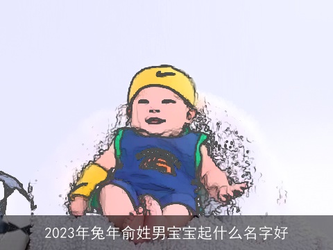 2023年兔年俞姓男宝宝起什么名字好