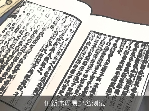 伍新玮周易起名测试