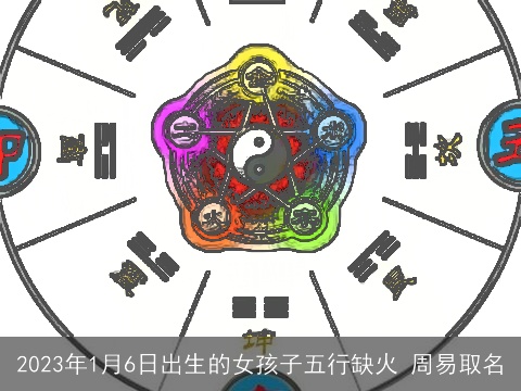 2023年1月6日出生的女孩子五行缺火 周易取名