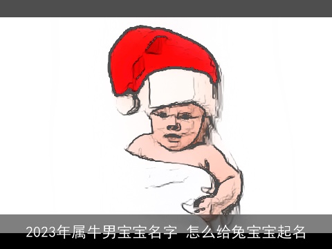 2023年属牛男宝宝名字 怎么给兔宝宝起名