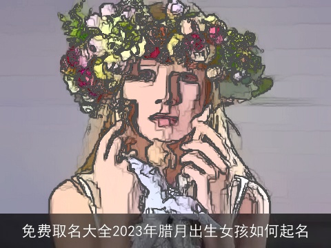 免费取名大全2023年腊月出生女孩如何起名